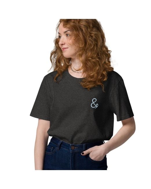 Anchor and Crew Black Heather Just Tour. Seeker Organic Cotton T-Shirt
