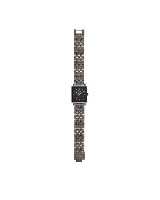 Bermuda Watch Company Black Quaintrelle Square Rose Gunmetal Link 22 24Mm
