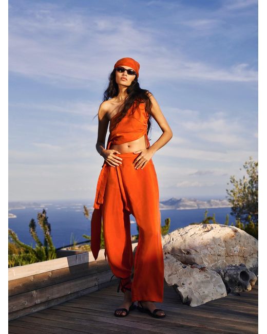 Cansu Xi Red Luksor Top