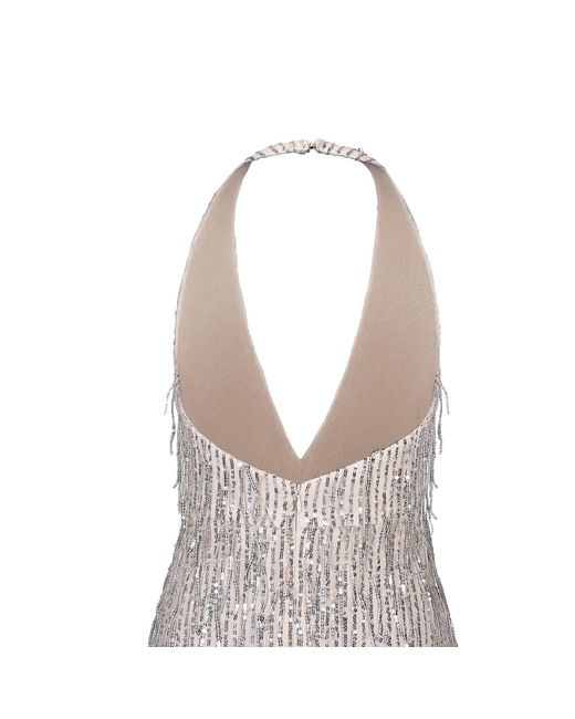 Anse Victorin Gray Diana Sequins Dress