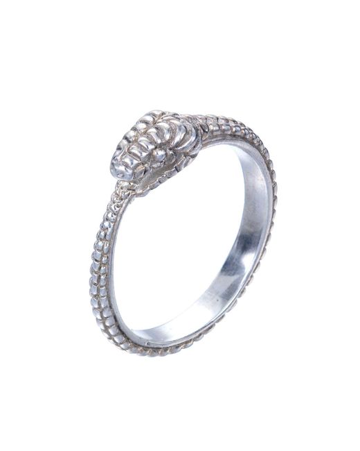 Zoe & Morgan Metallic Eternity Snake Ring