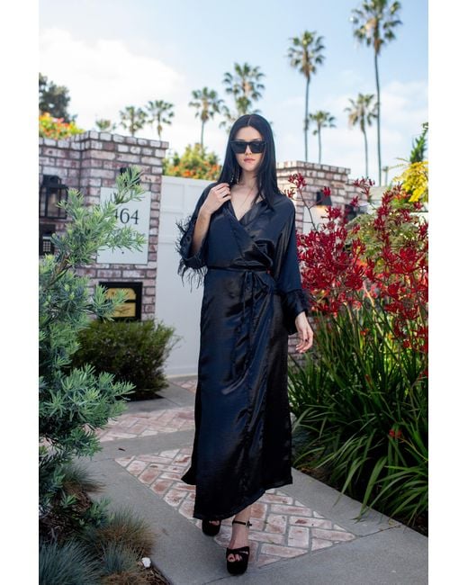 Jennafer Grace Black Marlene Wrap Dress