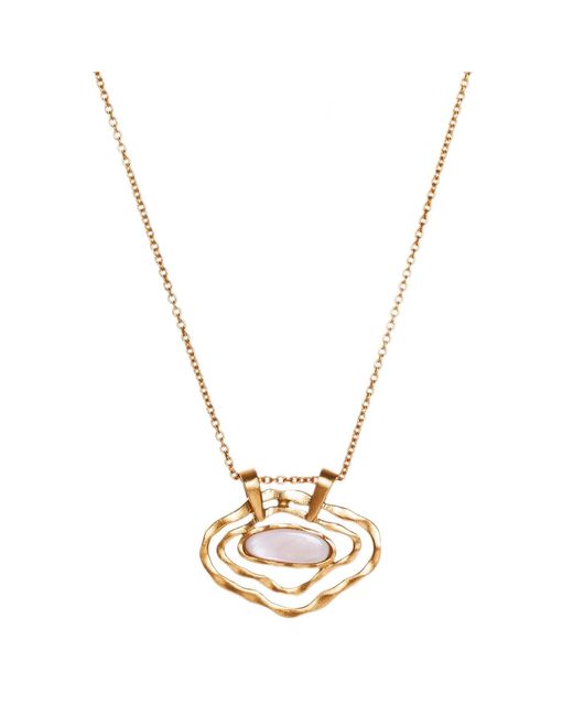 Christina Greene Metallic Deco Impression Necklace