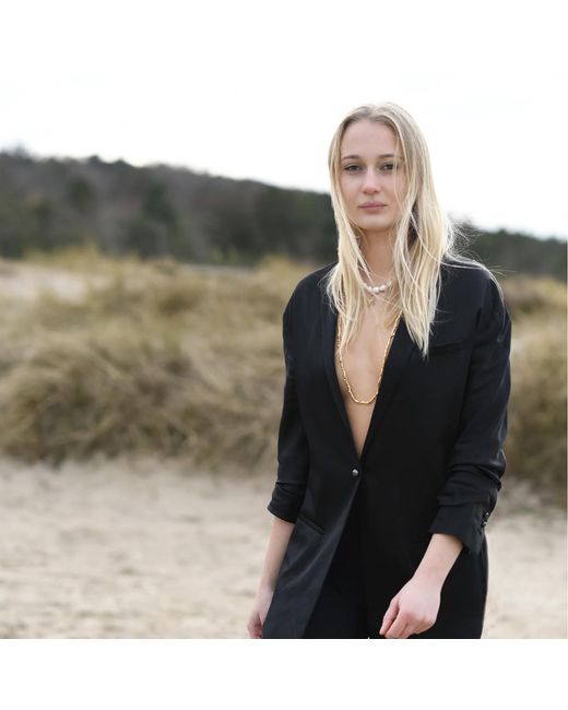 Unleash Cph Metallic Glow Pearl Choker
