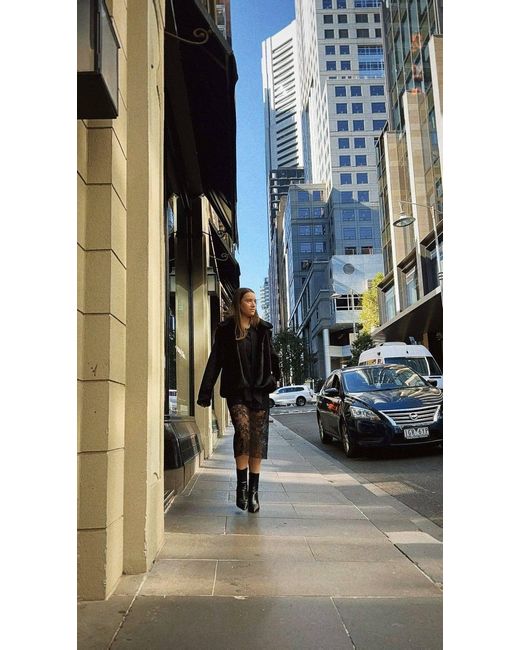 Lindsay Nicholas New York Black Short Faux Fur Coat