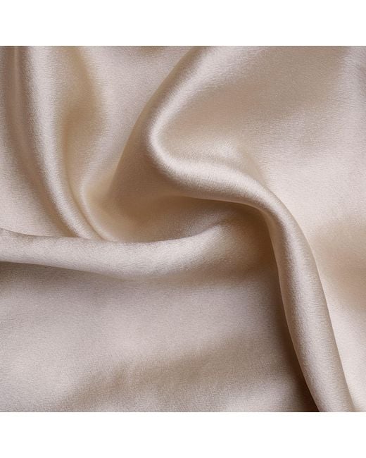 Soft Strokes Silk Brown Neutrals Pure Mulberry Silk Oatmeal Hair Bonnet