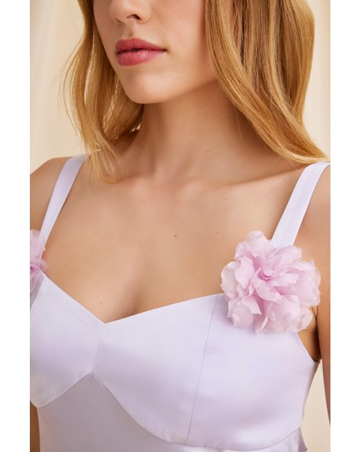 Scarlett Gasque Purple Temptation Mini Dress