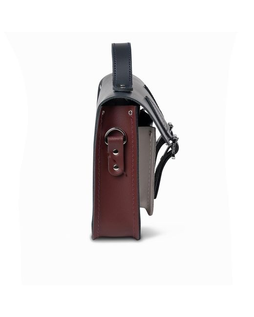Cambridge Satchel Company Blue The 11 Inch Batchel -Clay, Oxblood