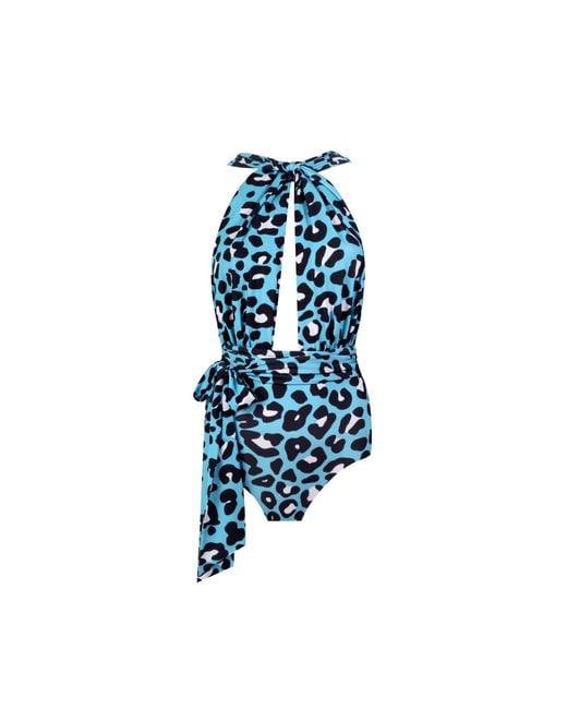 Nur Karaata Blue Leo Swimsuit