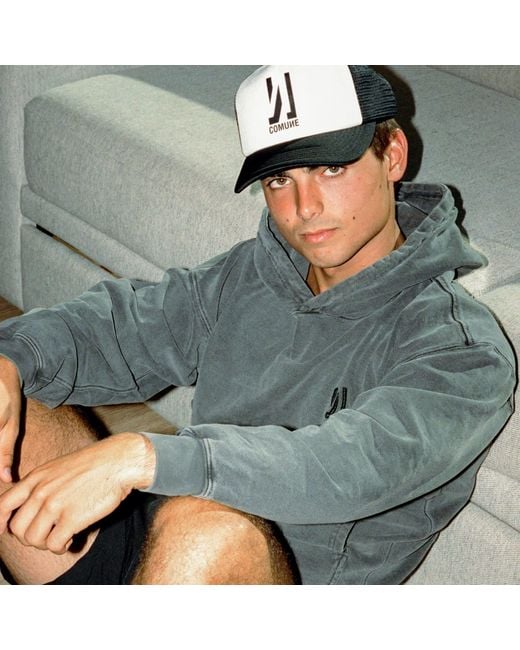 Comune Gray Duke Hoodie for men