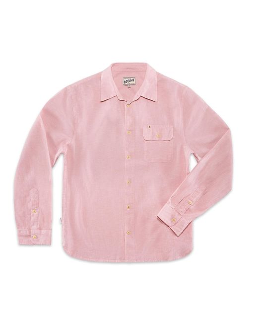&SONS Trading Co Pink Riviera Shirt for men