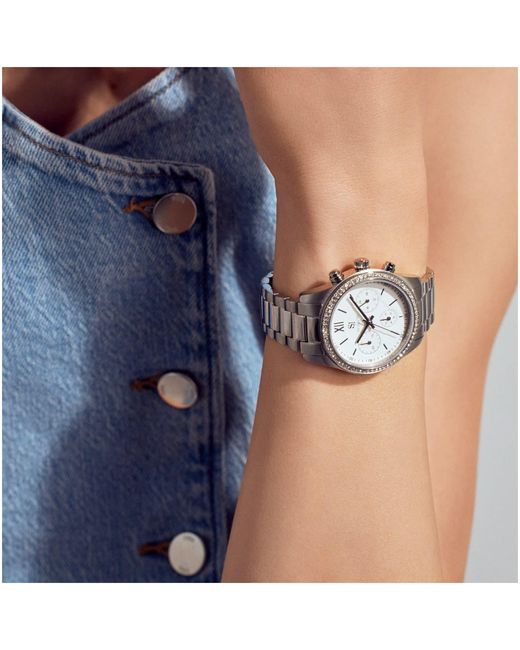 Sif Jakobs Jewellery Metallic Watch Domenica