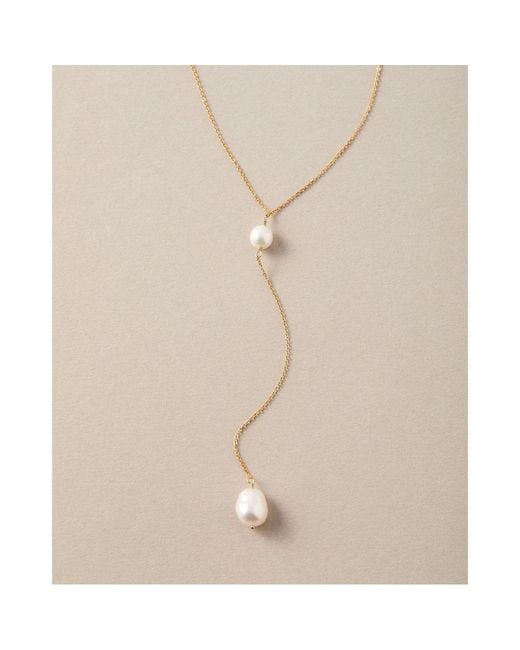 SET & STONES White Penny Necklace