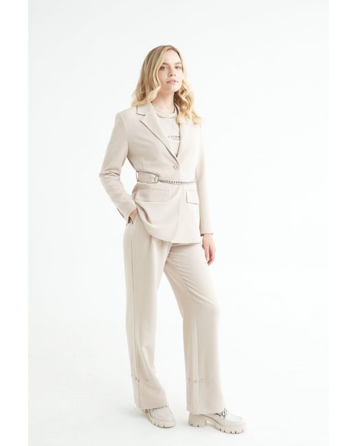 SECTION 101 Natural Neutrals Lainey Blazer- Tan
