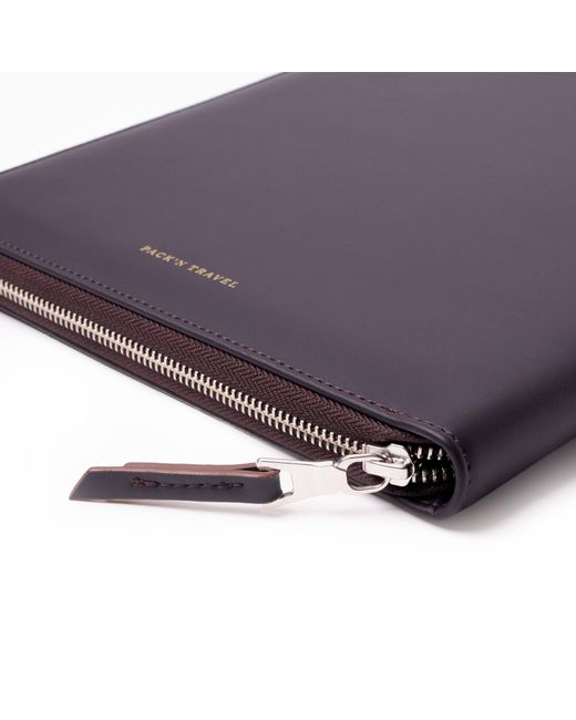 Pack'n Travel Blue Ipad Case Deep Plum