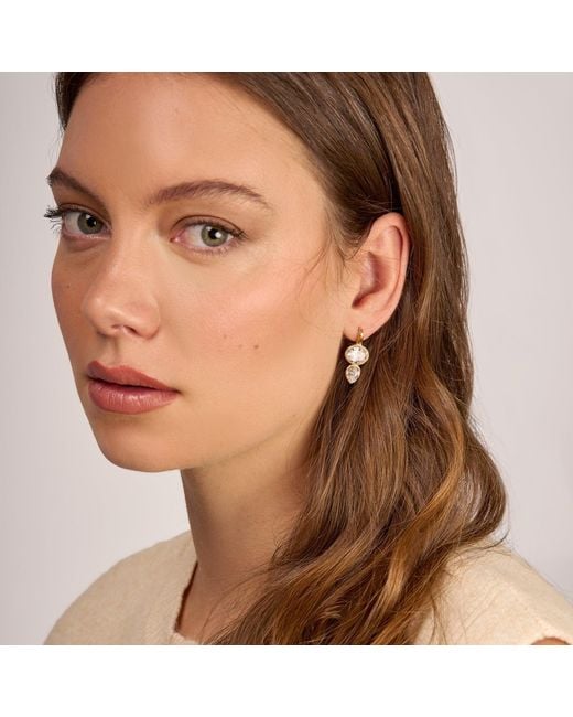 Dower & Hall White Topaz Tutti Frutti Earrings