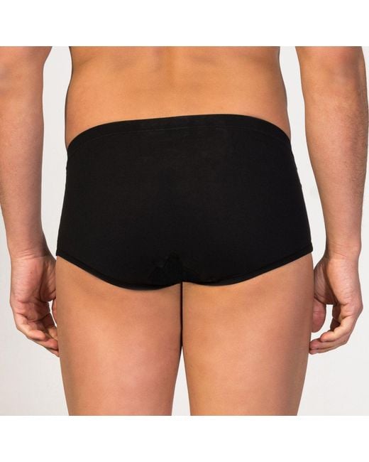 Zd - Zero Defects Black Senior Fly Front Briefs – Premium Egyptian Cotton Comfort for men