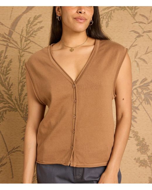 Known Supply Brown Perri Vest