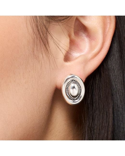 Stone Fruit Metallic Ranch Earrings