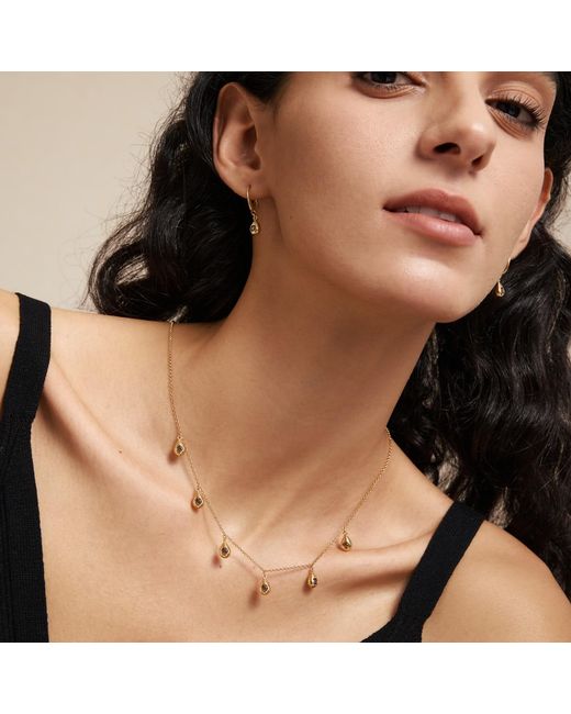Retro Chic Metallic Aeolian Bells Necklace