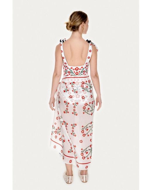 Jessie Zhao New York White Beach Sarong Wrap