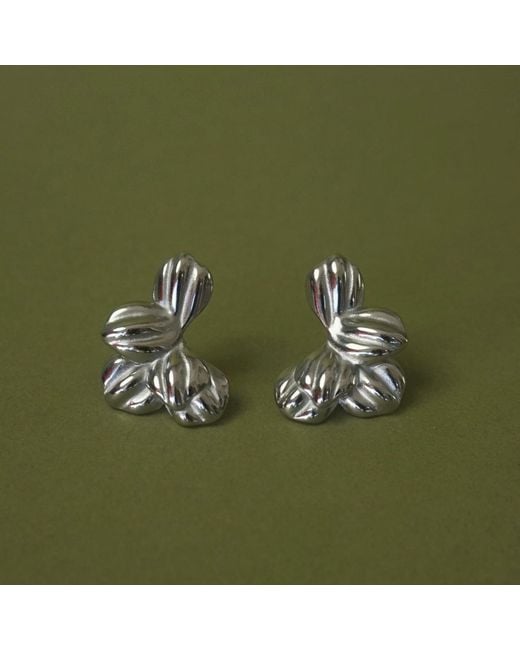Mickey's Girl Metallic Moon Bloom Waterproof Earrings