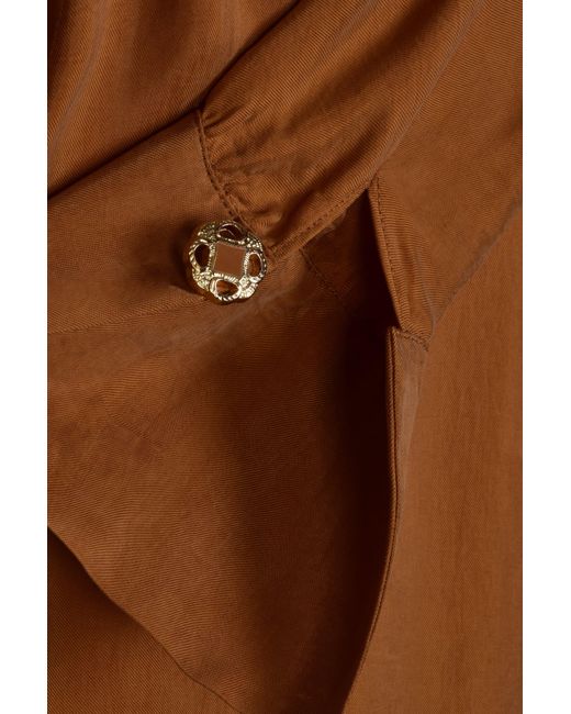 Sarvin Orange Mustard Dress