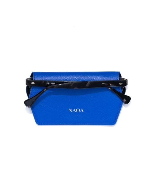 Naoa Blue Slim Glasses Case Royal