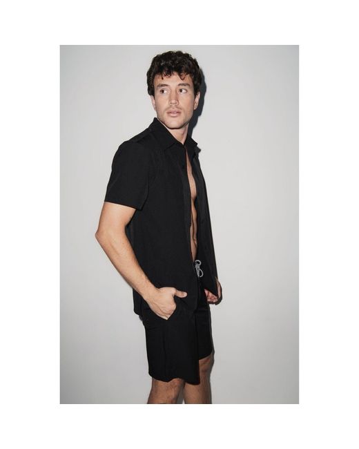 Playaluxe Black Todos Santos Classic Shirt for men