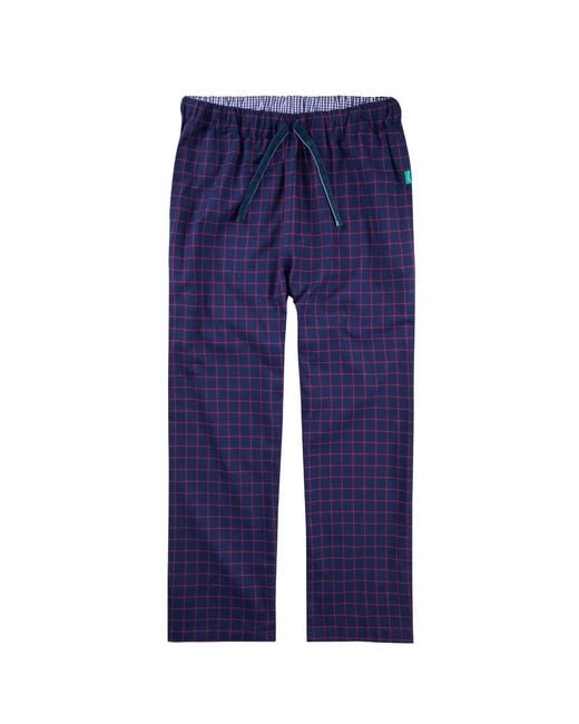 Lounge Blue Loungewear Trousers-Pants Atlantic Puffin Design Long Length
