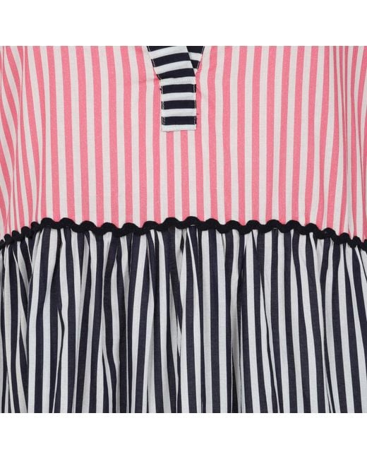 Luella Fashion Multicolor Vienna Short Cotton Dress