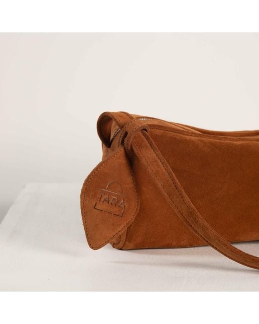 Tarea Studio Brown Dark Suede Frida Bag