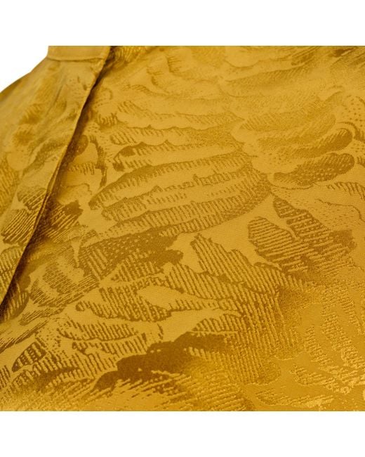 Boutique Kaotique Yellow Silk Dress