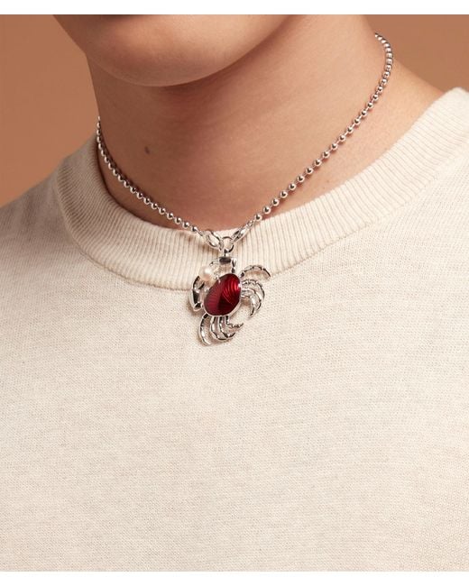 Onia Metallic Maxi Sphere Choker