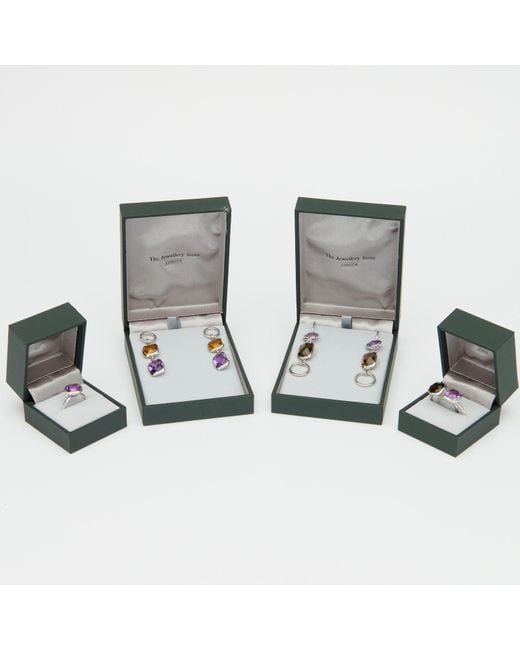 The Jewellery Store London Metallic Desert Sunrise Quartz Ring