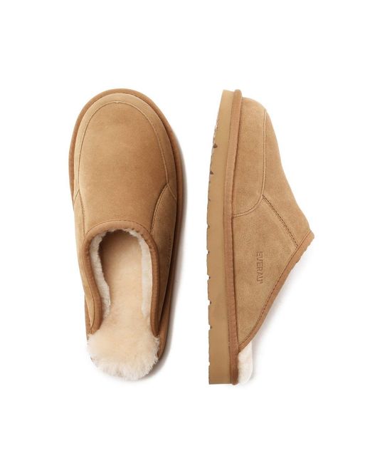 EverAu Australia Brown Lark Slippers for men