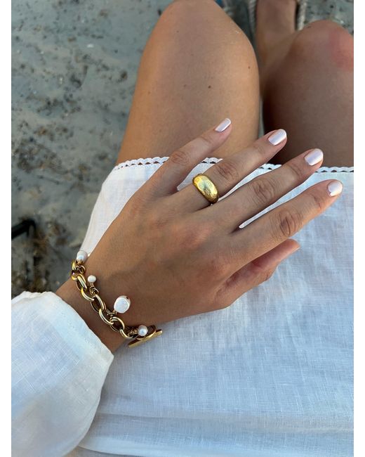 Sccollection White Sofia Eye Ring