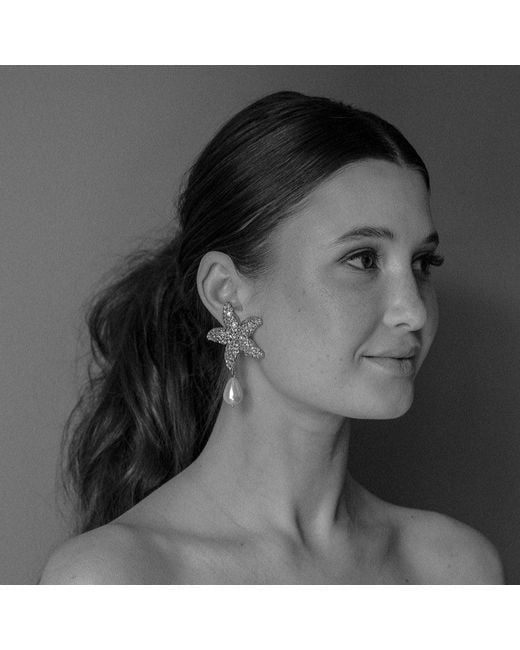 Zepplin the Label Metallic Stella Di Mare Earrings