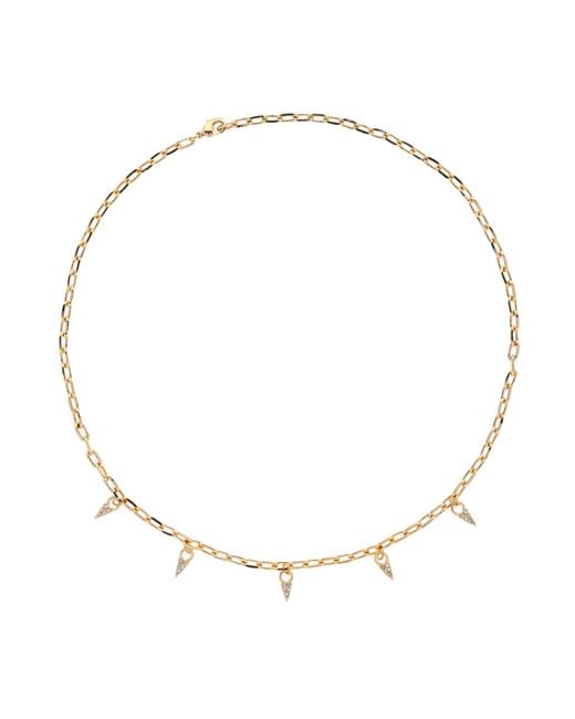 Emma Holland Jewellery Metallic Crystal Droplet Chain Necklace