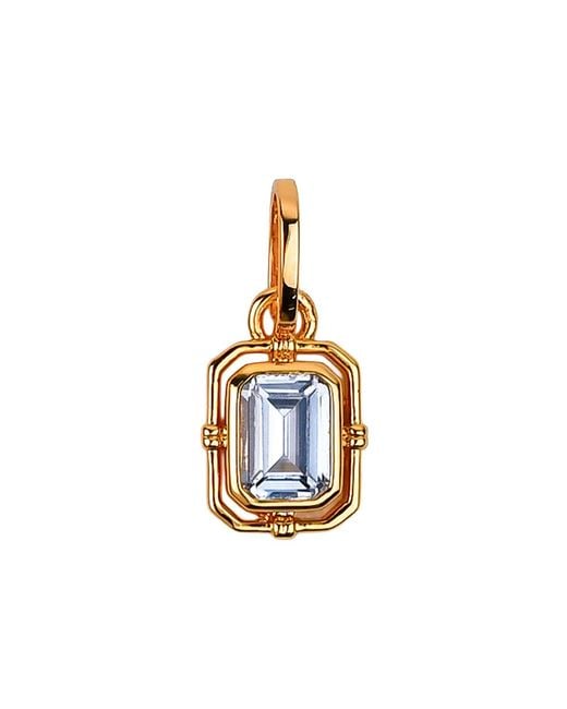 Zynnia Collective Metallic March/ Aquamarine Birthstone Charm