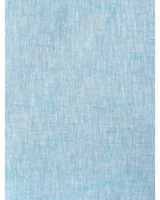 Koy Clothing Blue Anga Sky- Linen Shirt for men
