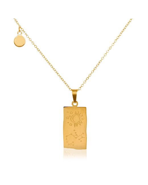 Arctic Fox & Co. Metallic Sagittarius Zodiac Star Sign Necklace