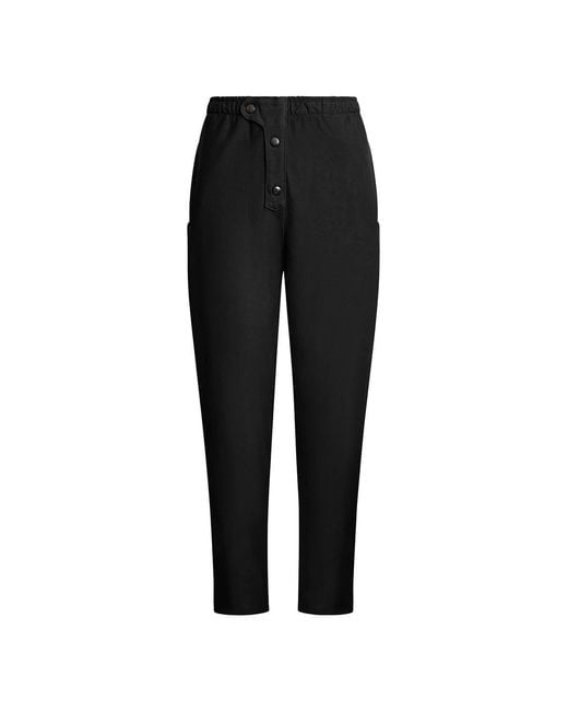 James Lakeland Black Cotton Trousers
