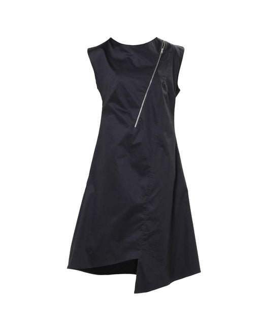 Metamorph Blue Midi Cotton Dress