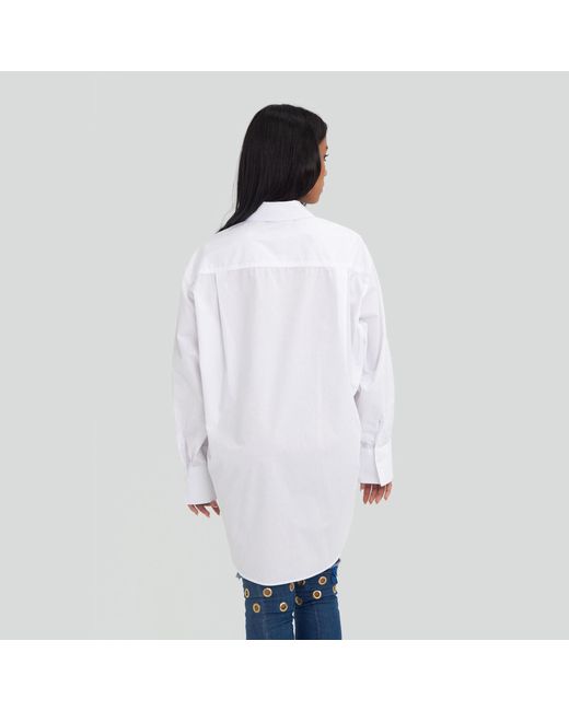 Maui X Lolita White Nola Oversized Button-Up