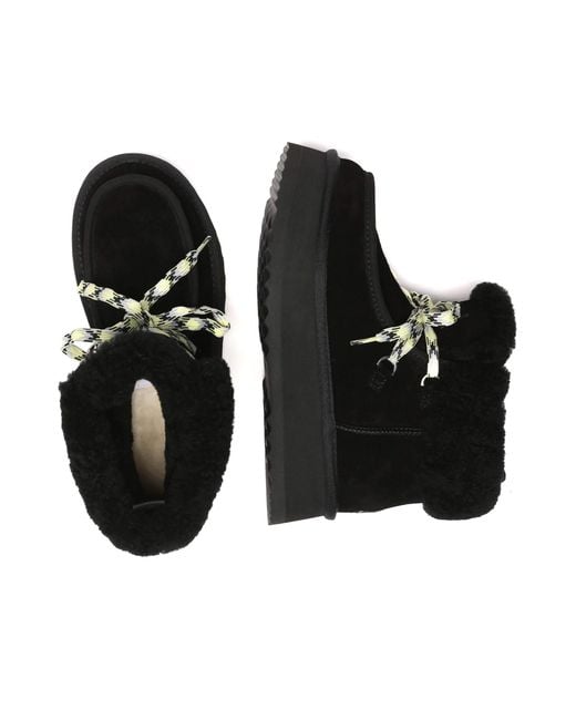 EverAu Australia Black Lapwing Ankle Platform Boots