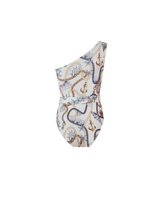 Nur Karaata Blue Alexis Tropezienne Swimsuit