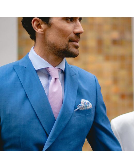 LE COLONEL Purple Heather Tie for men