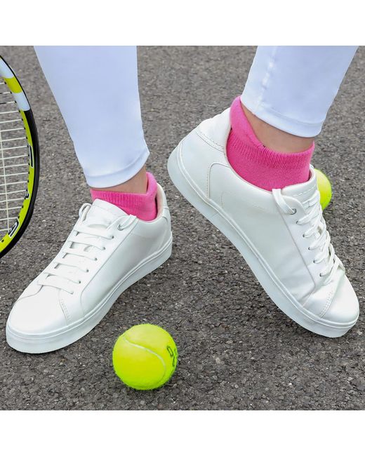 Peper Harow - Made in England Pink Peace & Organic Sport Trainer Socks Bundle