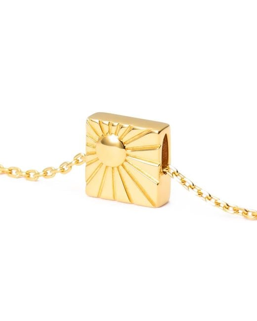 Kouree Metallic 'Be The Sunshine' Necklace Pendant Charm